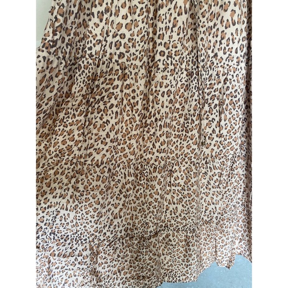 SOLD OUT Leopard Festival Leopard Ruched Maxi Casual Skirt - Picture 11 of 11
